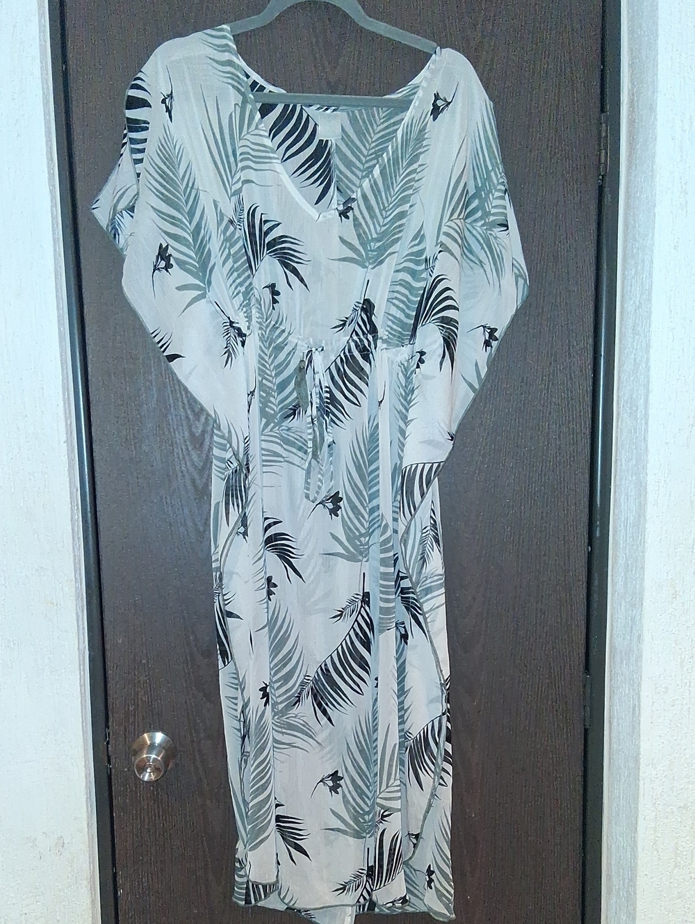 Women’s Palm-Print Cover-up